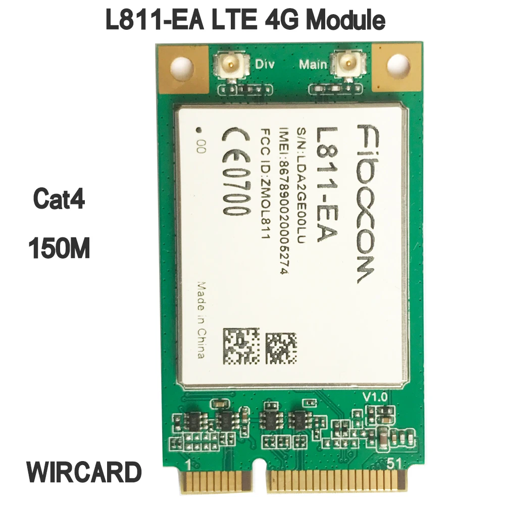 L811-EA LTE 4G карта mini PCI-E 4G модуль FDD-LTE Cat4 модуль