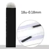 0.18mm Black Nano flex 12u/14u/16u/18u/21 U Shape Microblading Needles  For Tebori Microblading Permannet Manual Pen