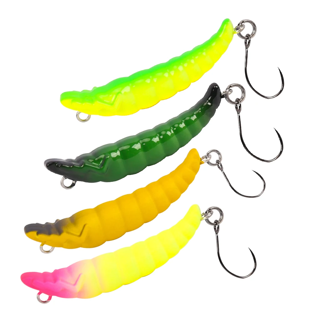35mm 2.4g Mini Lure Lifelike Worm Hard Sinking Lure Trout Fishing Bait