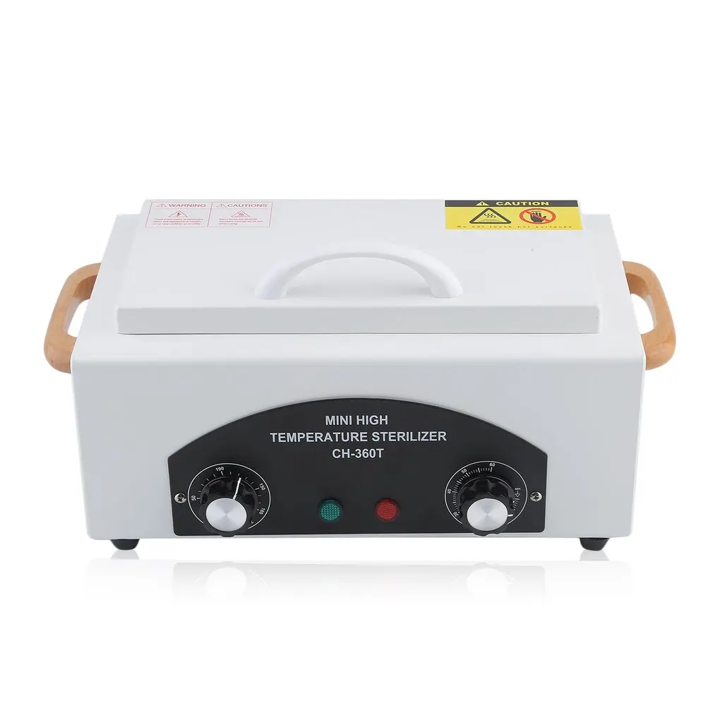 

Russian Style High Temperature Sterilizer Box Nail Art Salon Portable Sterilizing Manicure Nail Beauty Tool EU Plug