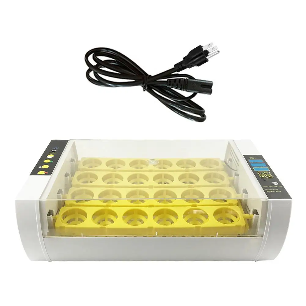24 Eggs Incubator 60W Digital Temperature Hatchery Machine Hatcher For Hatching Chickens Ducks Geese 110V/ 220V EU/US/UK 24 Eggs Incubator 60W Digital Temperature Hatchery Machine Hatcher For Hatching Chickens Ducks Geese 110V/ 220V EU/US/UK
