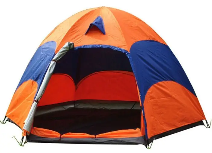 hot sale hexagonal tent for 5 8 person / yurt tent