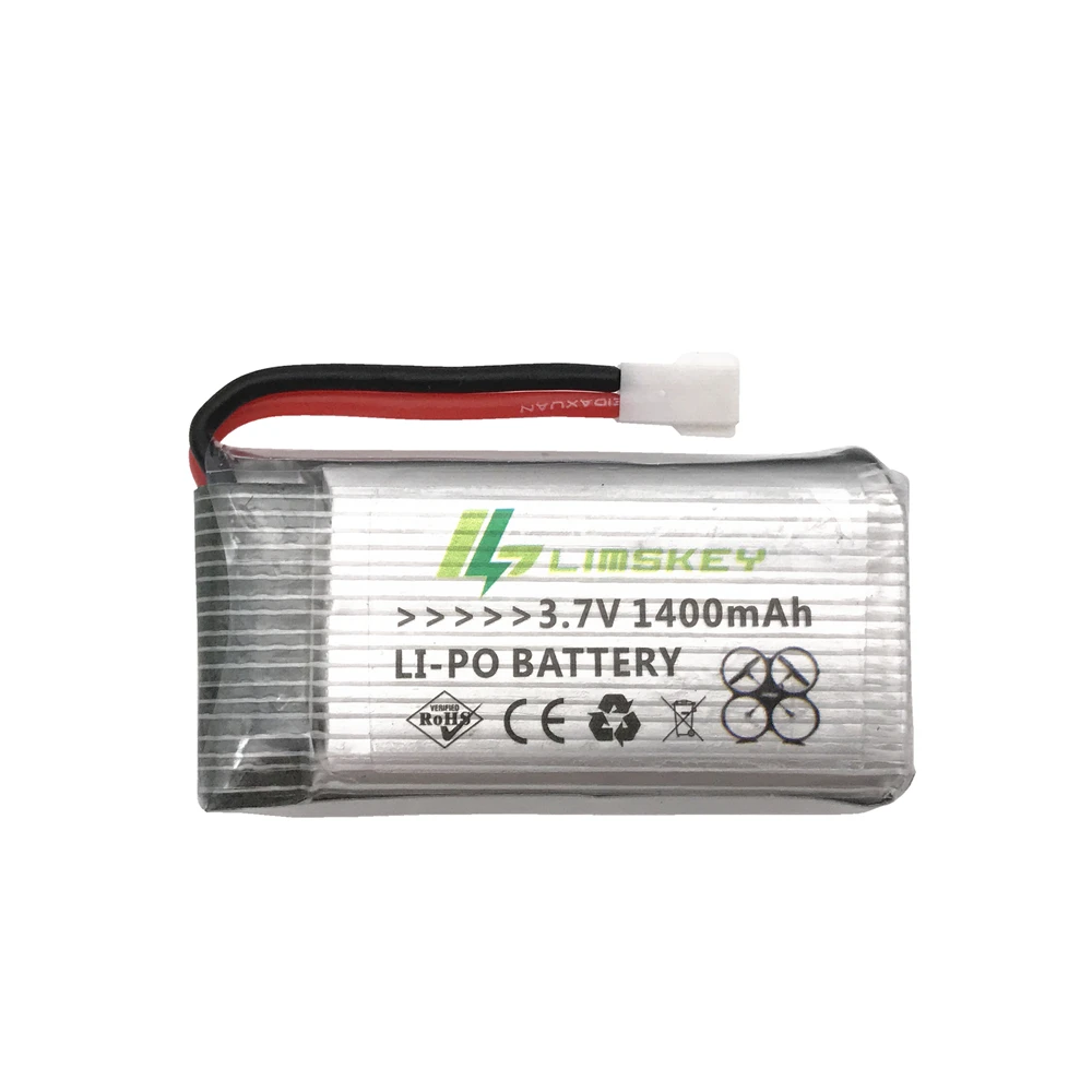 Новая версия 5 шт 3,7 V 1400mAh LiPo батарея для SYMA X5SW X5SC X5 X5C Аккумулятор для беспилотника 3,7 V 1400 mah Lipo