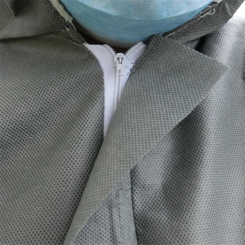Одноразовая Защитная Одежда для безопасности и защиты SMS нетканый материал Толстый комбинезон для чистой комнаты пылезащитный комбинезон одежда