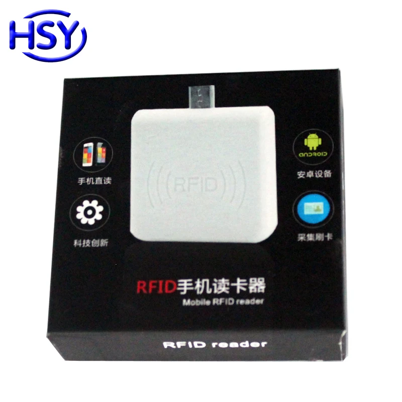 125 кГц близость эм ID или 13,56 МГц HF ISO14443A Desktop Mini USB RFID Card Reader для Android мобильного телефона