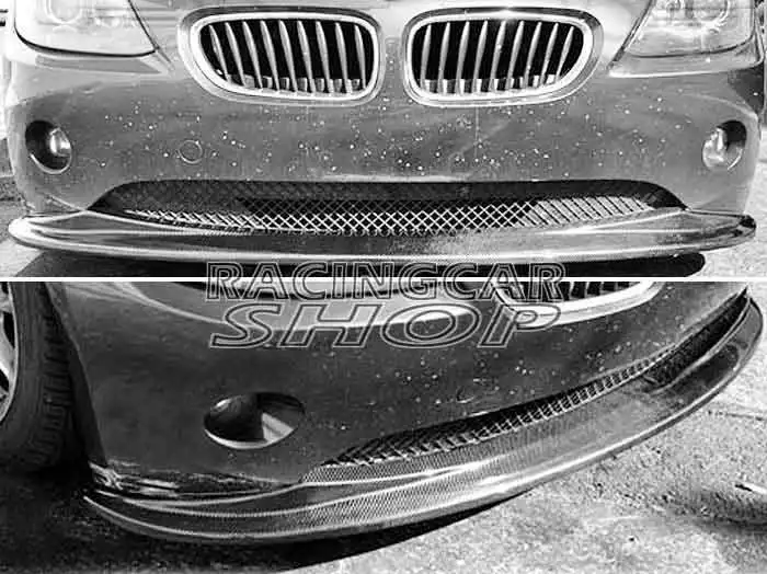Real CARBON FIBER Front Bumper Lip Spoiler for 02-05 BMW E85 Z4 Euro
