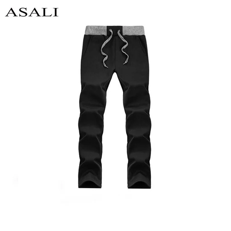 Goede 2018 Hoge Kwaliteit Jogger Broek Mannen Fitness Dikke Dunne Tiener Jongen Broek Broek Voor Lopers Merk Kleding Casual Straight