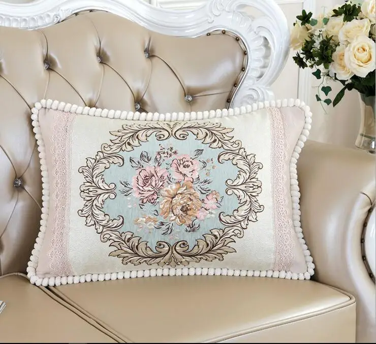 Классические европейские Чехлы для подушек прямоугольные Декоративные диванных