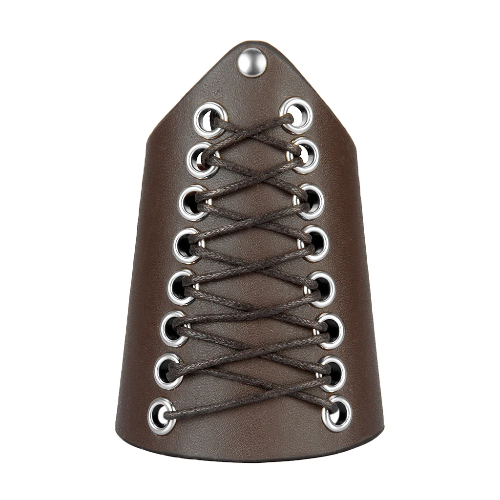 PU Leather Laces Wristband Unisex Protective Arm Guard Sports Punk Clothing Fashion Bangle Arm Warmers Leather Bracelet