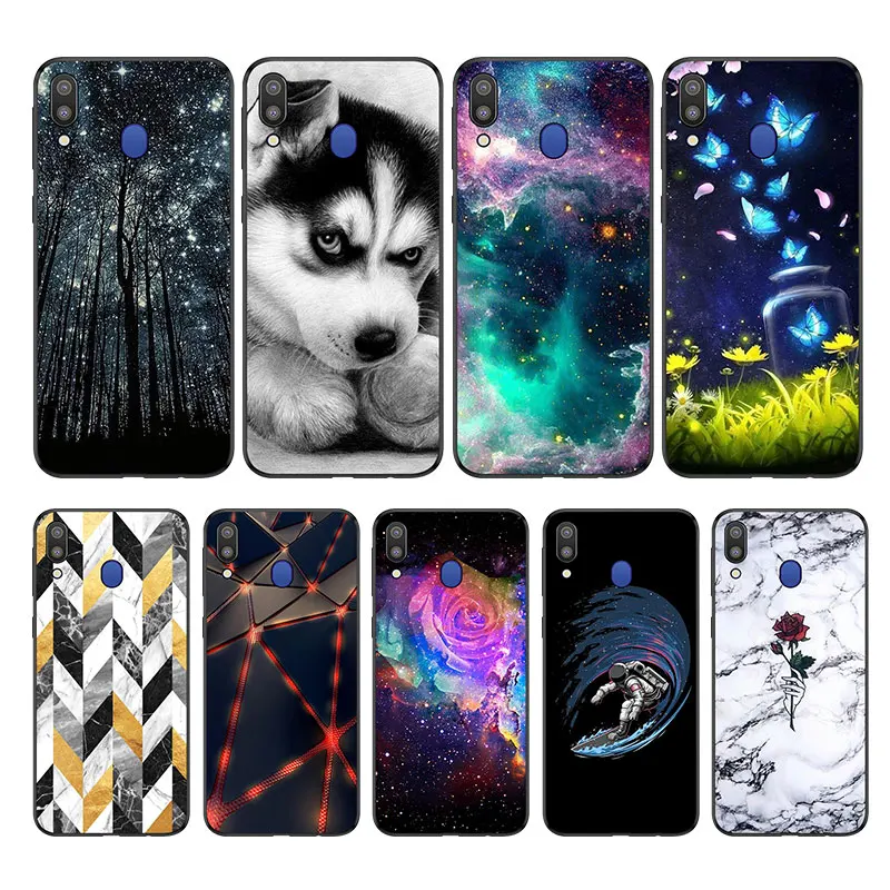 

Case FOR Samsung Galaxy A30 Phone Case Silicone Black Matte TPU sFOR Samsung A30 Cover Soft Back FOR Samsung A30 A50 A10 Case