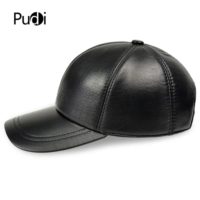 Мужская бейсболка HL128 из натуральной кожи 2020|genuine leather baseball cap|leather capbaseball cap |