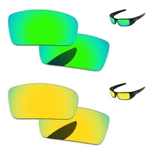 24 K золотой и изумрудно-зеленый 2 пары Поляризованные замены линзы для Gascan, солнцезащитные очки Frame UVA и UVB Защита