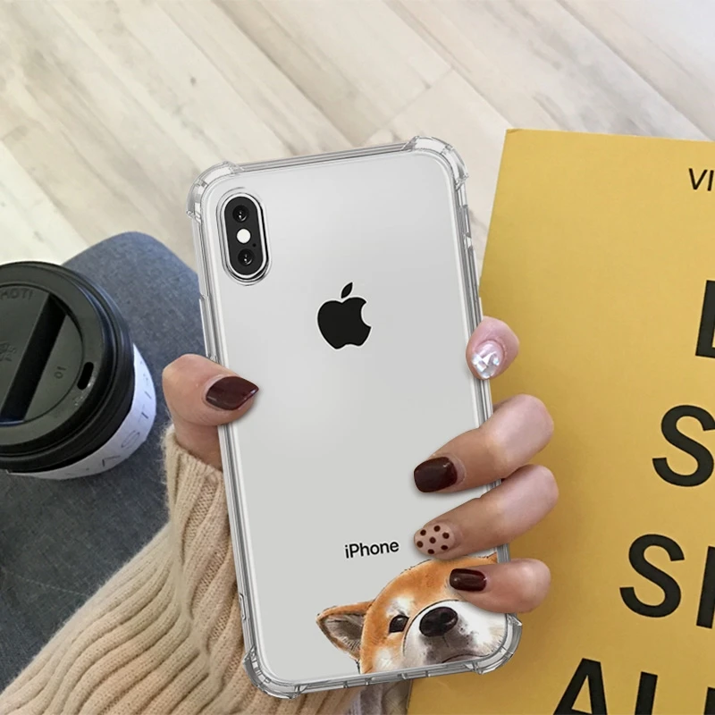 Мягкие чехлы для Iphone X XS MAX XR 10 6s 6 S 7 8 Plus милый силиконовый чехол из ТПУ с