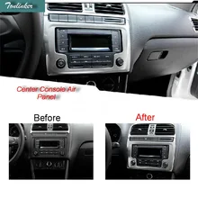 Стильная накладка, из нержавеющей стали, на панель управления Volkswagen vw new POLO