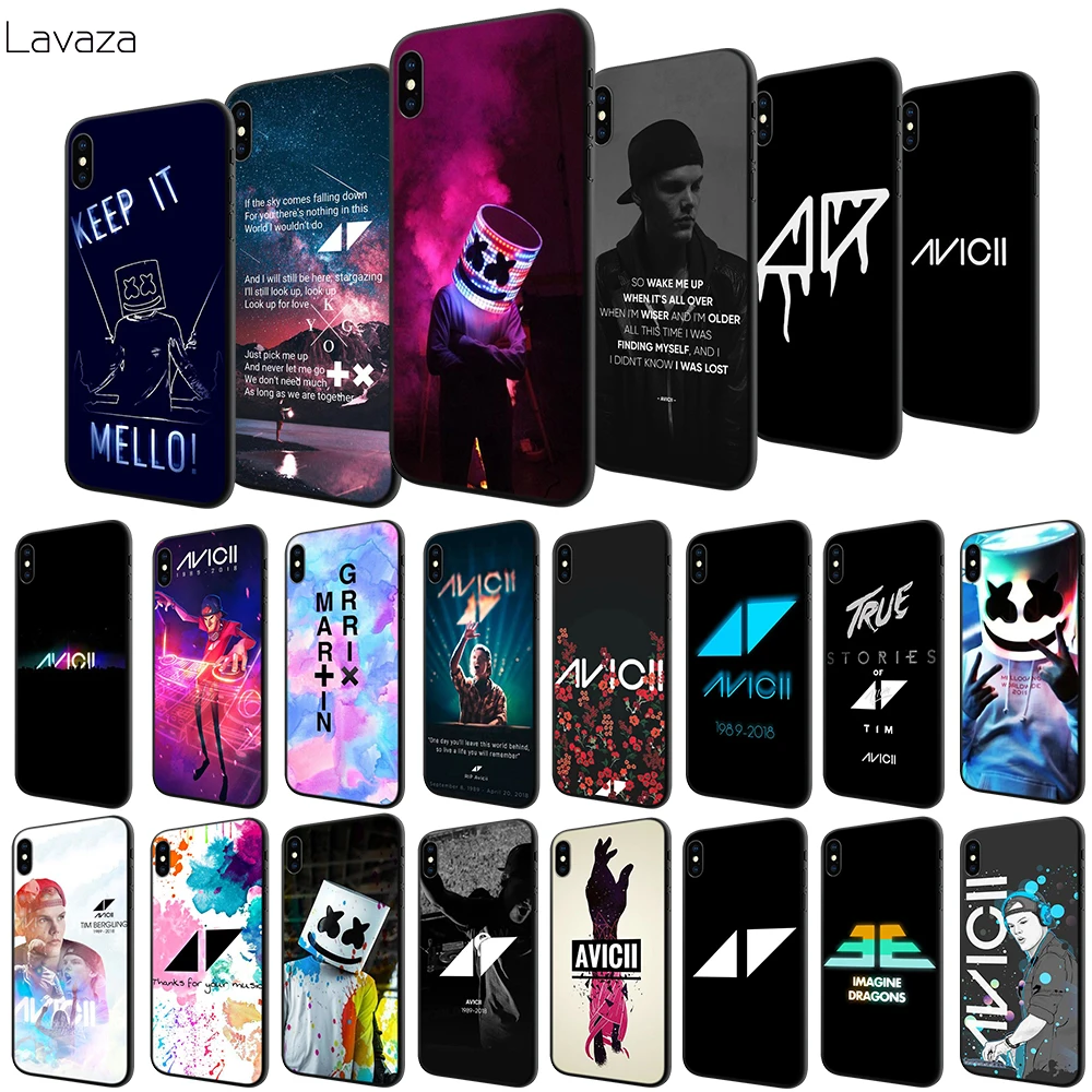

Lavaza Avicii Soft Case for Apple iPhone 6 6S 7 8 Plus 5 5S SE X XS MAX XR TPU Cover