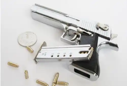 1205 Metal Handgun Desert Eagle Bright Silver Ver Gun