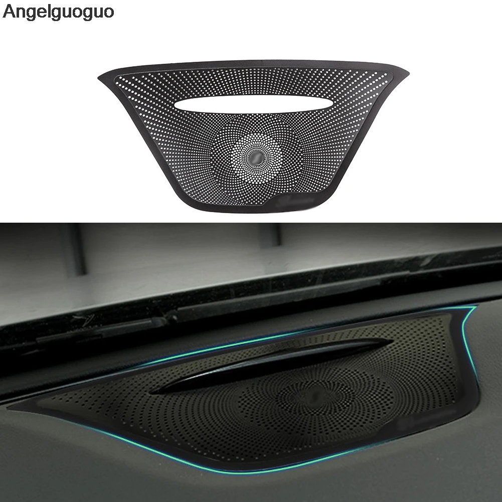 Car Styling Car Loudspeaker Audio Speaker Sticker Cover  for Mercedes Benz GLA Class X156 CLA Class C117 A Class