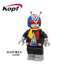 Один продажи строительных блоков Riderman Masker Rider X Kamen всадников V3 Baltan-взгляда кирпичи рисунках модель игрушки для детей XL039