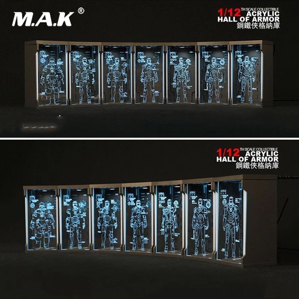 Коллекция 1/12, аксессуары для сцены, демонстрационная коробка, акриловый зал, Железный человек MK1 MK2 MK3 MK4 MK5 MK6 MK21 MK25 MK41 для 6 дюймов Коллекция 1/12, аксессуары для сцены, демонстрационная коробка, акриловый зал, Железный человек MK1 MK2 MK3 MK4 MK5 MK6 MK21 MK25 MK41 для 6 дюймов