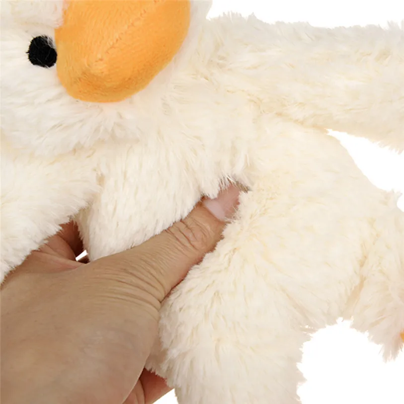 23cm35cm Plush Duck Pet Squeak Toys Sound Play Dog Toys For Small Large Dogs Cats Puppy Molar Chew Toys Wholesale #F#40NV20 (2)
