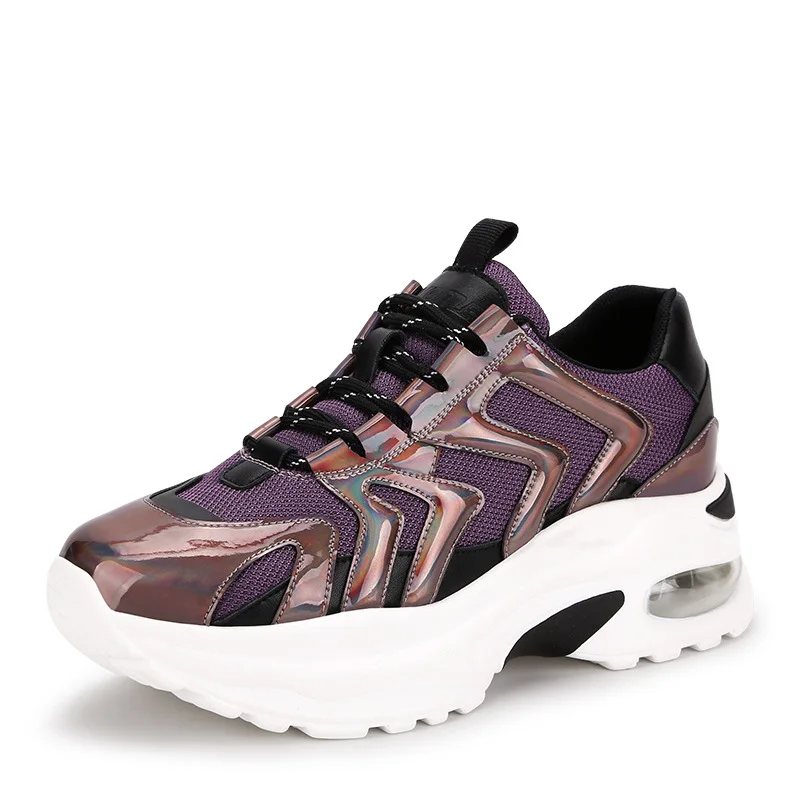 

Women Casual Shoes Autumn Mesh Women Shoes Flats Platform Lace-Up Fashion Breathable Women Sneakers