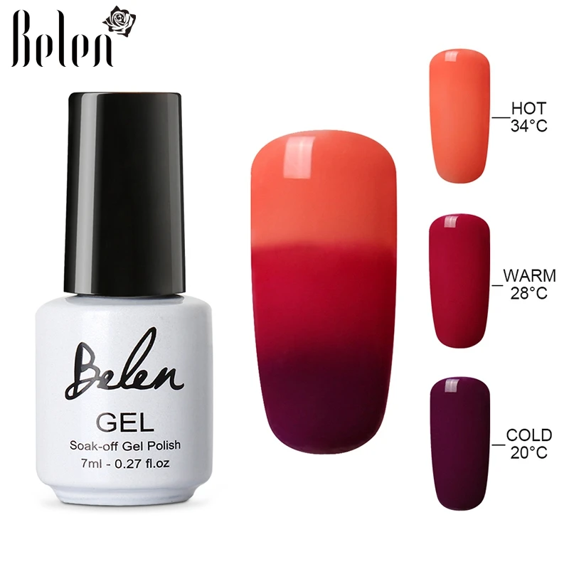 Aliexpress Com Buy Belen 3 In 1 Color Changing Nail Polish Peel