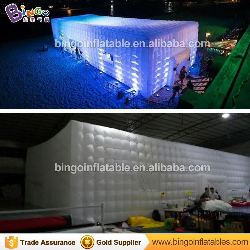  Free shipping 20M inflatable giant party tent high quality inflatable cube promotional tent for bea