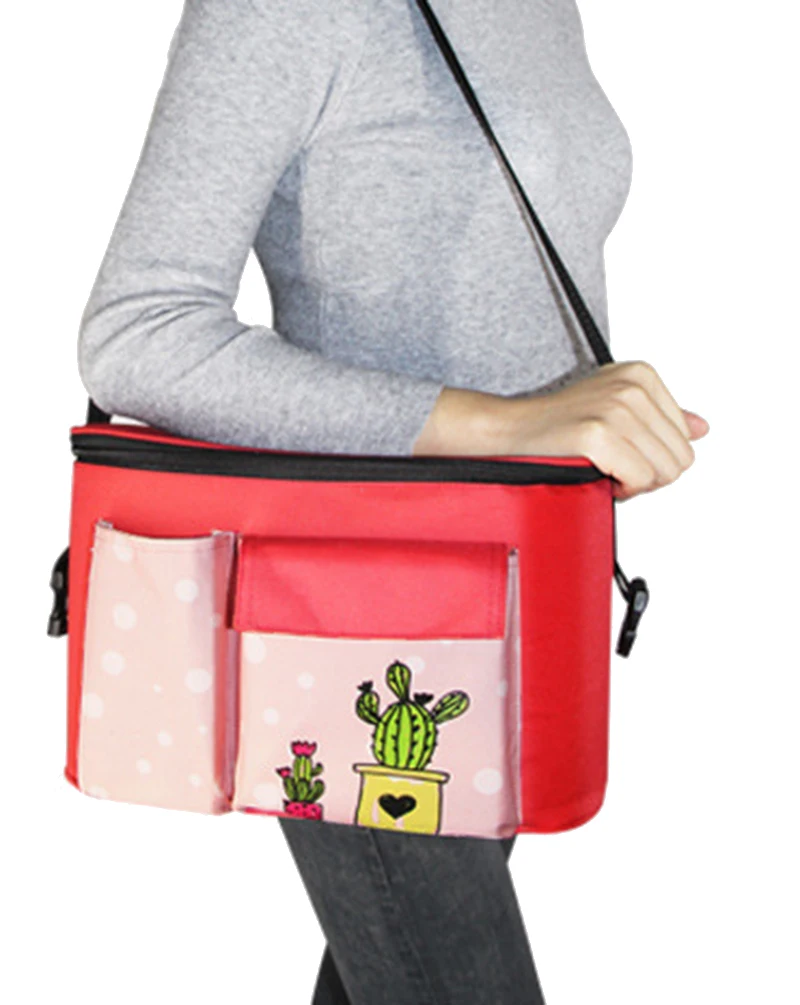 Baby Stroller Bag Multifunction Oxford Mummy Nappy Bags Large Capacity Organizer Milk Bottle Warmer Easy Install Bags BB6042 (10)