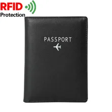 Мужской и женский кошелек анти-дегаузинг RFID паспорт этот паспорт многофункциональная барсетка ID папка