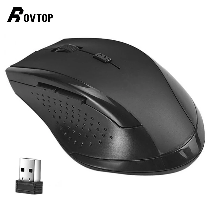 Rovtop USB игровая беспроводная мышь для геймеров 2,4 ГГц мини приемник 6 клавиш профессиональная компьютерная мышь геймерские мыши для компьютера ПК ноутбука