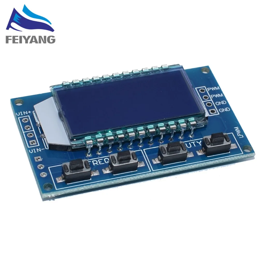 

PWM Pulse Frequency Duty Cycle Adjustable Module LCD Display 1Hz-150Khz 3.3V-30V PWM Board Module