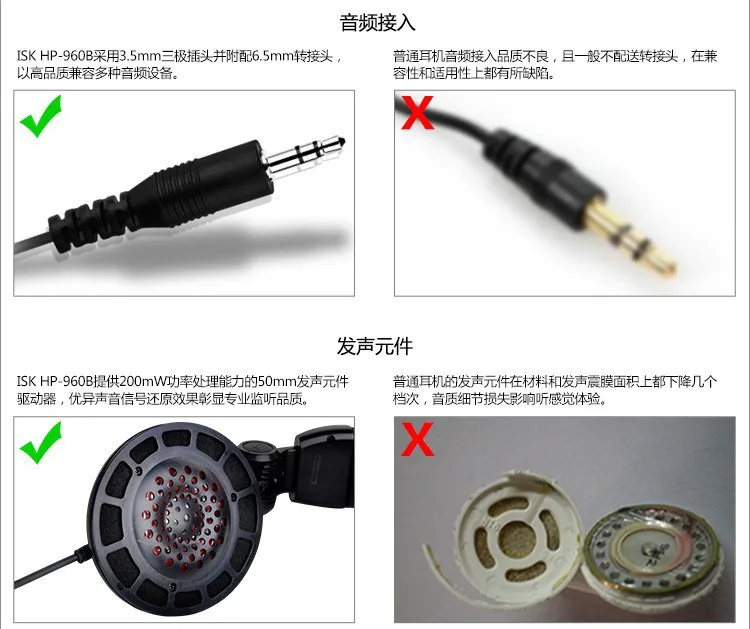 Новинка, ISK, HP-960B, повязка на голову, наушники, auriculares, студийный монитор, динамические, стерео, DJ наушники, HD гарнитура, шумоизолирующие наушники