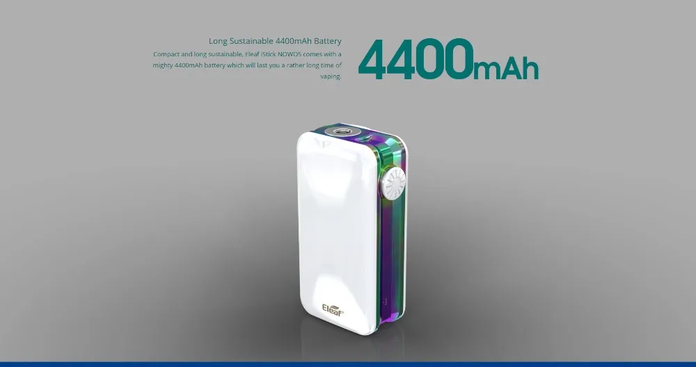 Original Eleaf iStick NOWOS 80W NOWOS Box MOD 4400mah Battery Digital Touch Button Electronic Cigarette Vape Support QC Charging 01 (1)