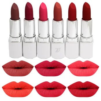 

ZD 2018 12 Colors Matte Lipstick Makeup Lips Batom Waterproof Long Lasting Lip Gloss Cosmetic Sexy Red Lip Stick Wholesale L089