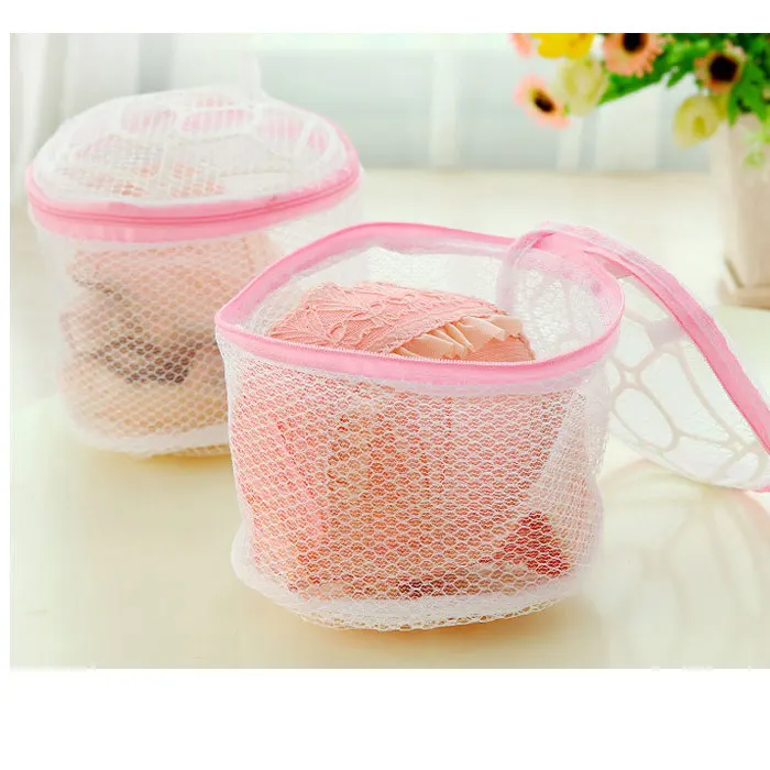 

Folding Bra Care Wash Bag Thick Double-Layer Bra Anti-Deformation Underwear Cleaning Bag Laundry Bag Washing Machine Special