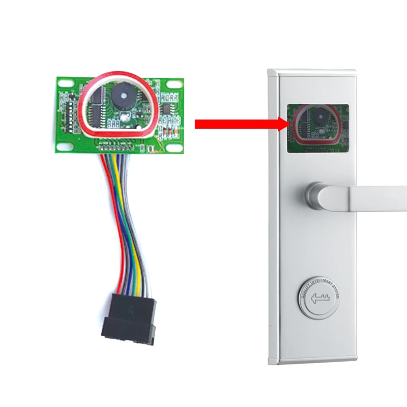 

hotel lock part accessories PCB board proUSBHotelCardSystem v9 T57 125KHz guest room access compatible any encoder agent code