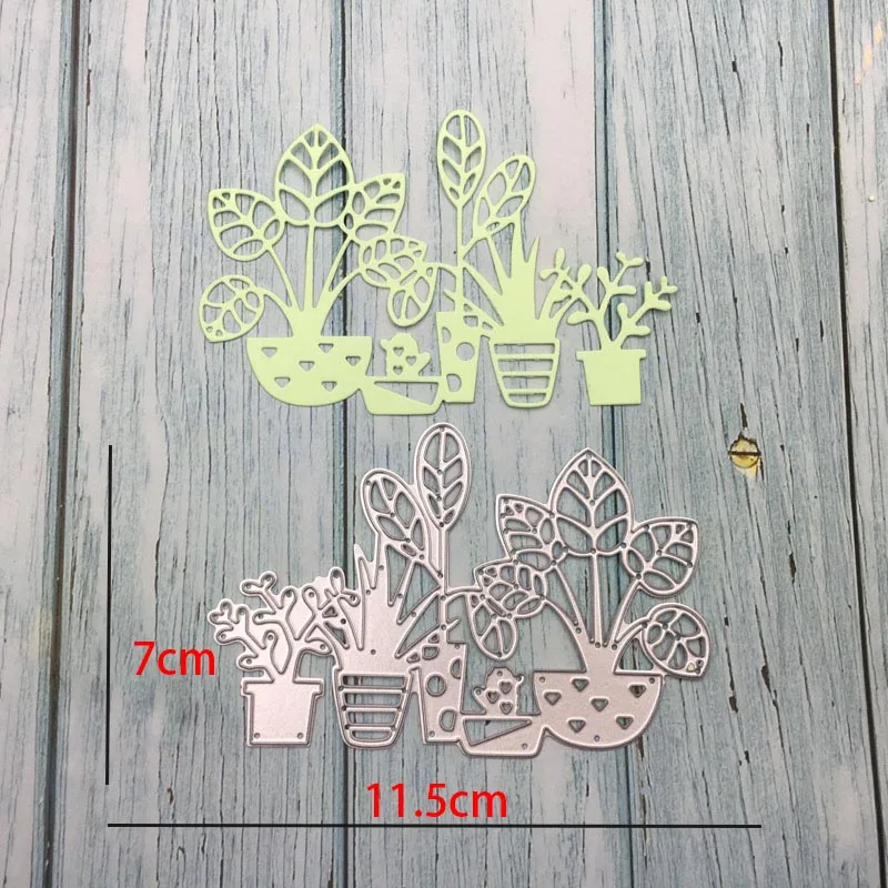 

Metal cutting die Potted flower card paper embossing scrapbooking craft diy photo album cutting dies