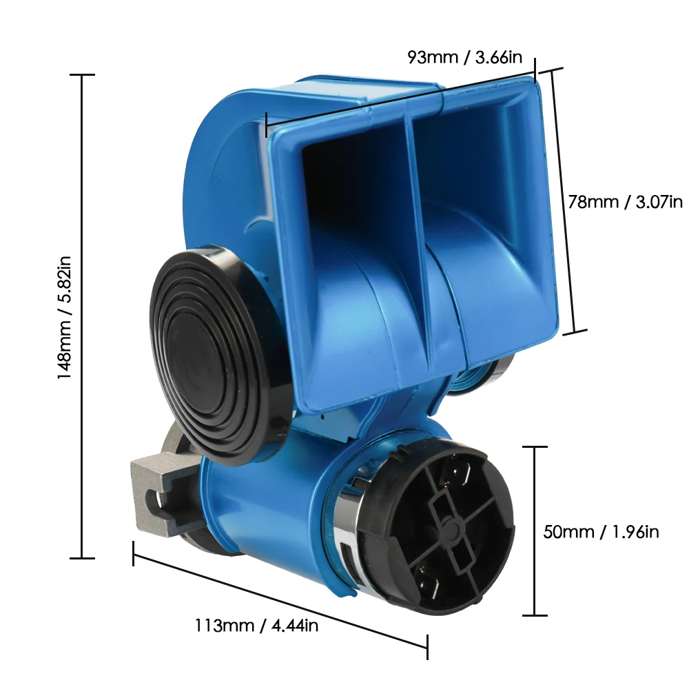 السيارات التوأم المزدوج النغمة الاتفاق الهواء بصوت عال القرن 12 V 150dB ضاغط شاحنة سيارة حافلة فان السيارات التوأم المزدوج النغمة الاتفاق الهواء بصوت عال القرن 12 V 150dB ضاغط شاحنة سيارة حافلة فان