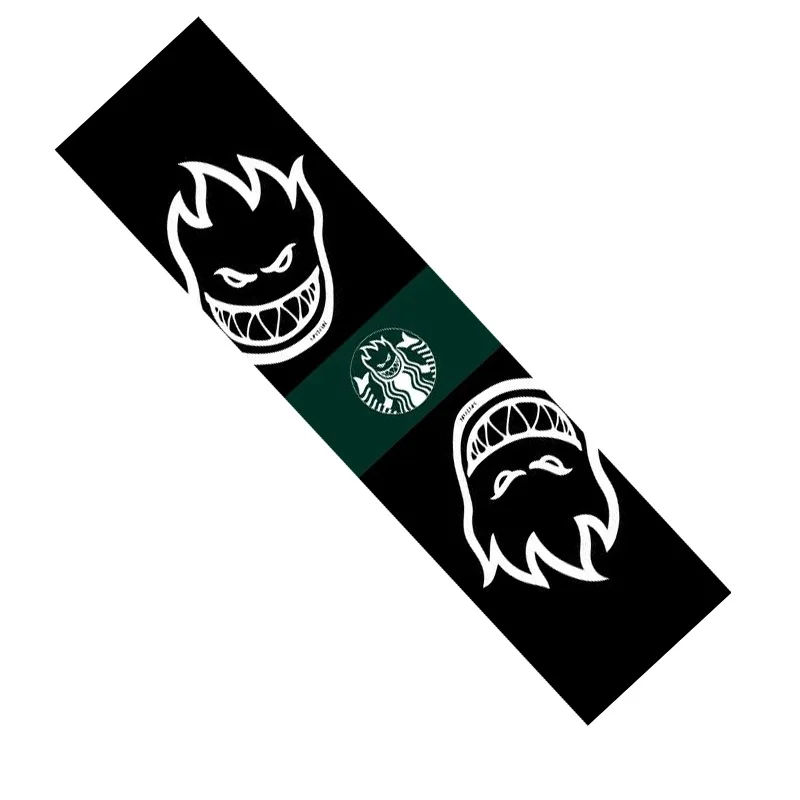 1 قطعة 84*23 سنتيمتر لوح التزلج شريط لحام PVC و السيليكون الجرافيك سكيت الصنفرة البسيطة لوح تزلج على الماء طويل Griptapes الرمال ورقة شريط لحام