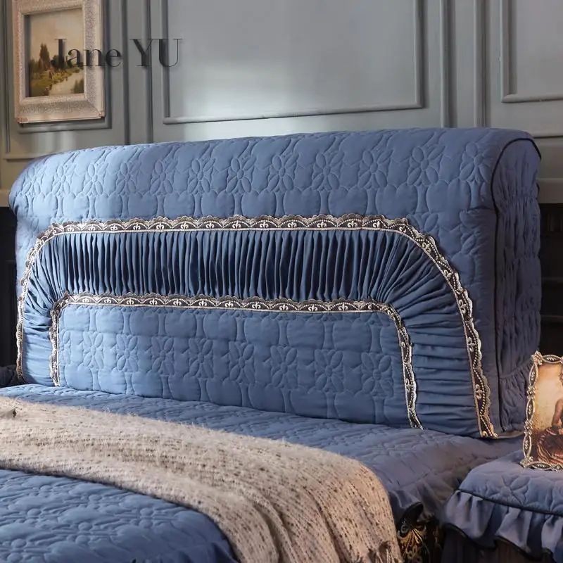 

JaneYU Dismantling Washing Of 1.5m 1.8m Bed With Thickened And Fully Wrapped Headcover Headcover Dust-proof Cover Protective