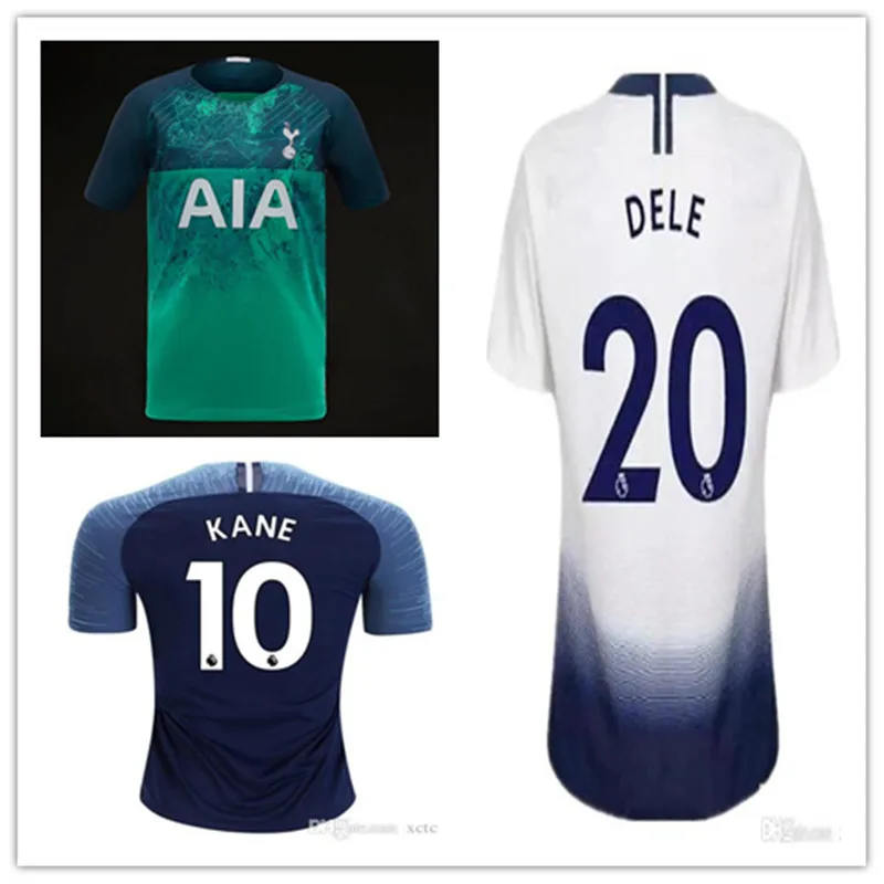 2018 Мужская футболка Tottenhames Рубашка Кейн дома от 2019 LAMELA ERIKSEN DELE сын bluel рубашка