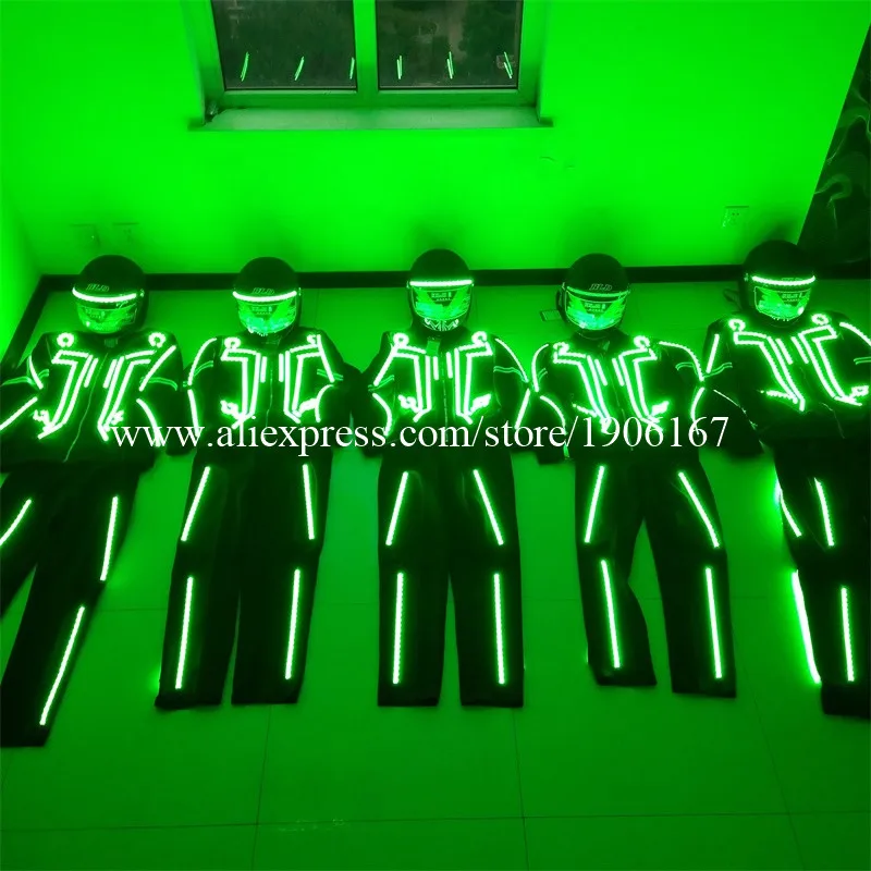LED Costume LED Clothing Light suits LED Robot suits Kryoman robot david robot01