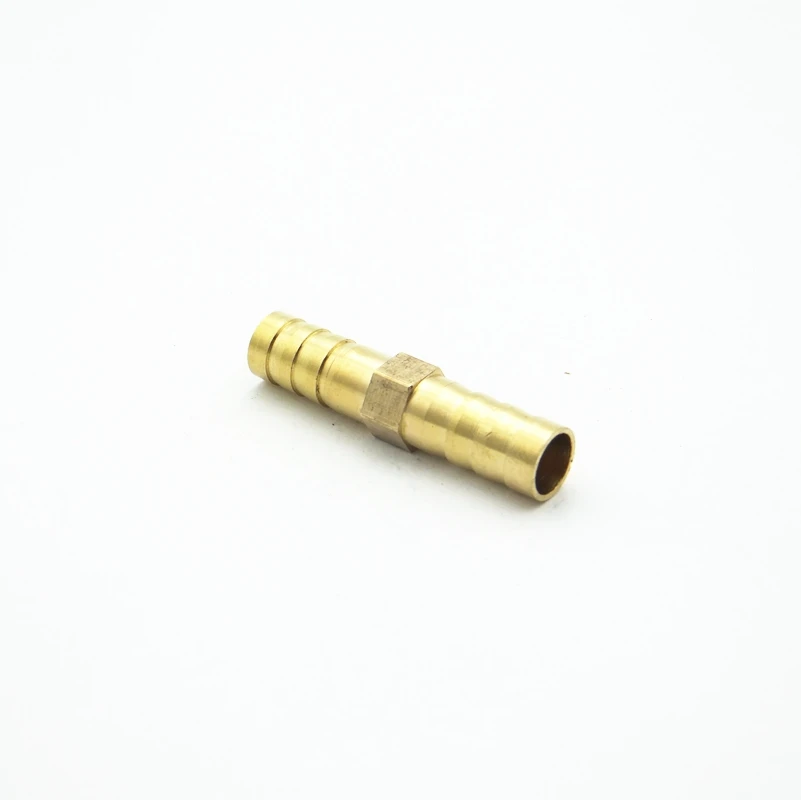 

8mm Hose Barb Length 39mm Brass Barbed Pipe Fitting Coupler Connector Adapter For Fuel Gas Water