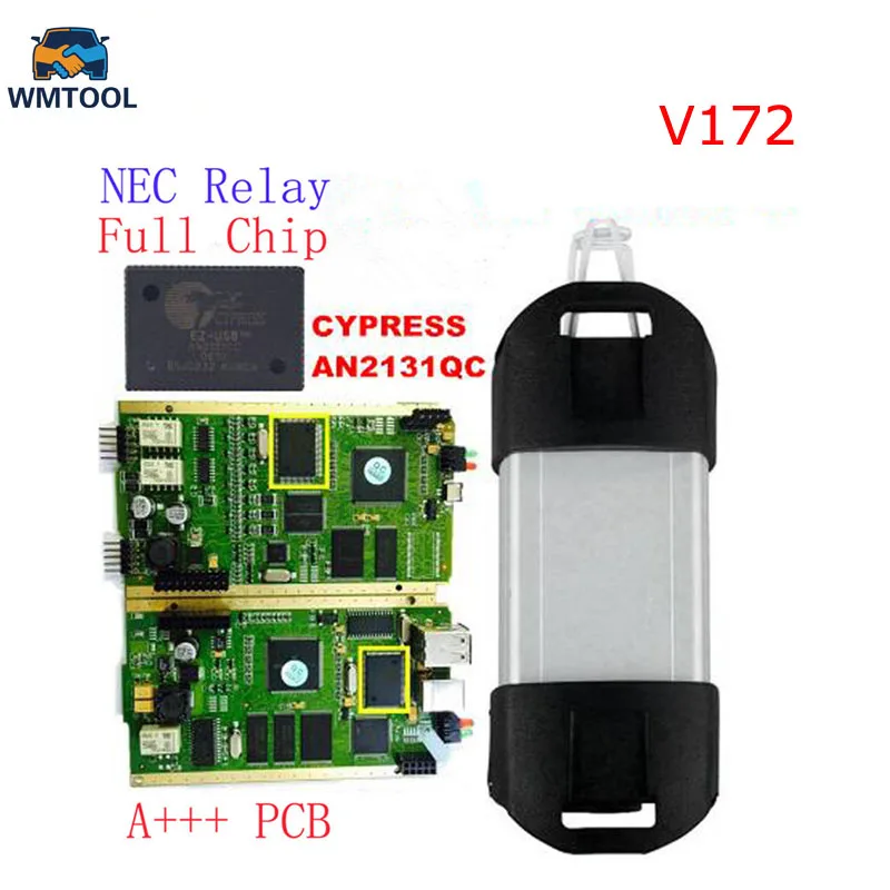 

2018 New Full Chip AN2131QC Latest V172 For Renault Can Clip Diagnostic Interface Multi-Function CAN Clip For Renault
