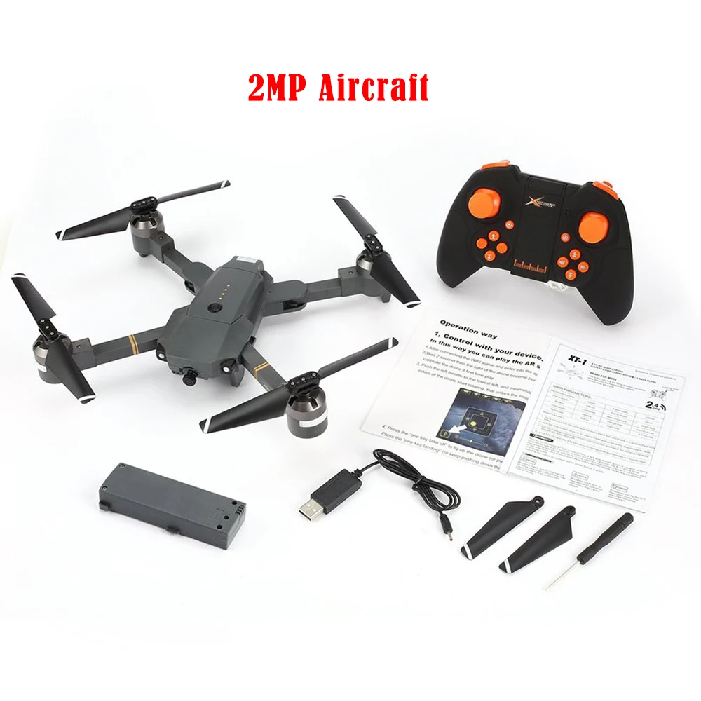 

Attop XT-1 2.4G Altitude Hold Mode Foldable Headless 3D Flip Roll One Key Takeoff/Landing Speed Switch RC Quadcopter hz