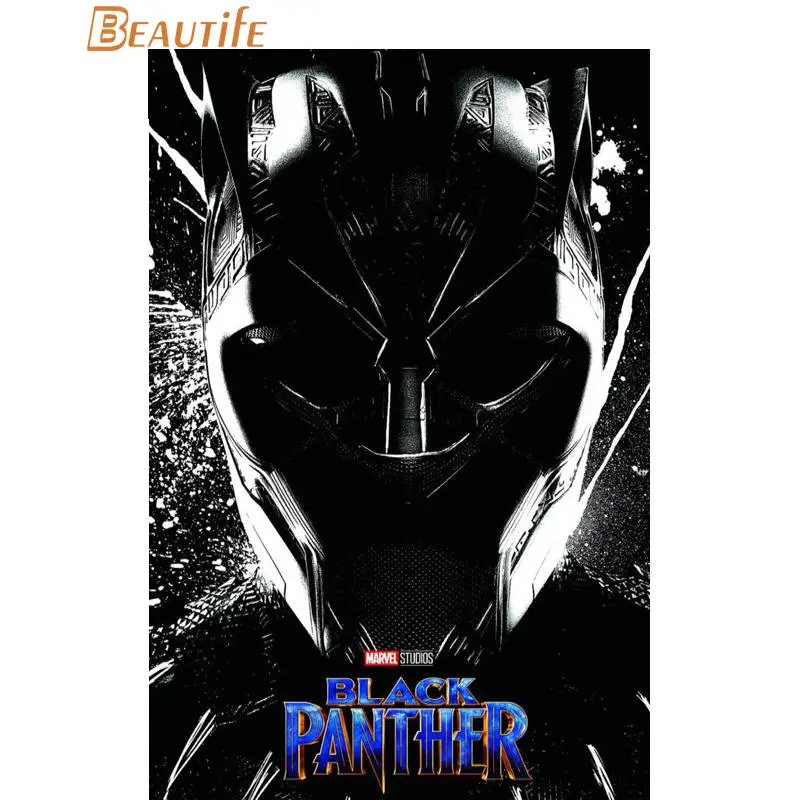Black Panther Marvel New Custom Silk Poster Wall Decor