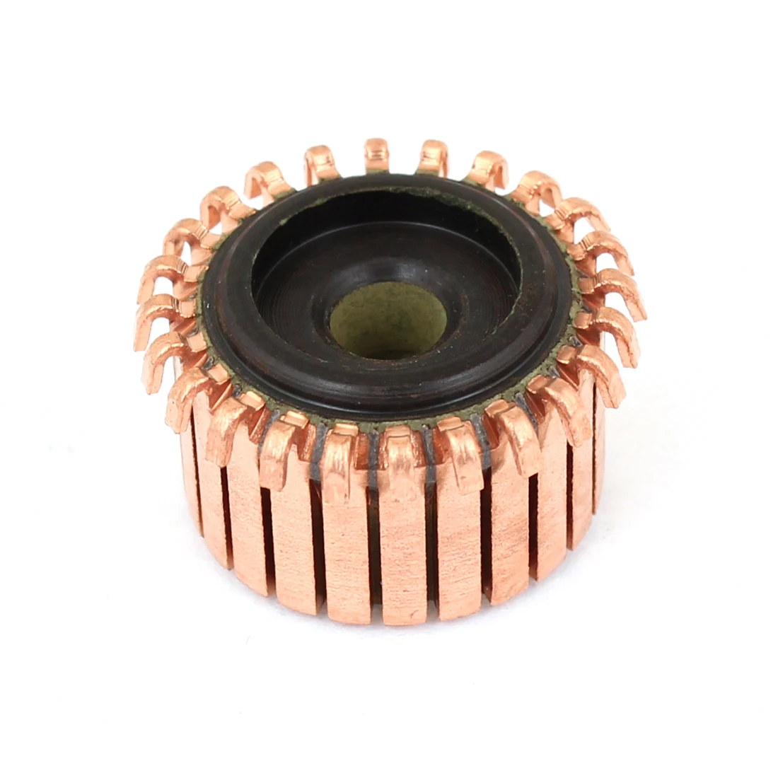 

5Mm Shaft Dia 18.9Mm Od 24 Pcs Tooth Copper Shell Electric Motor Commutator