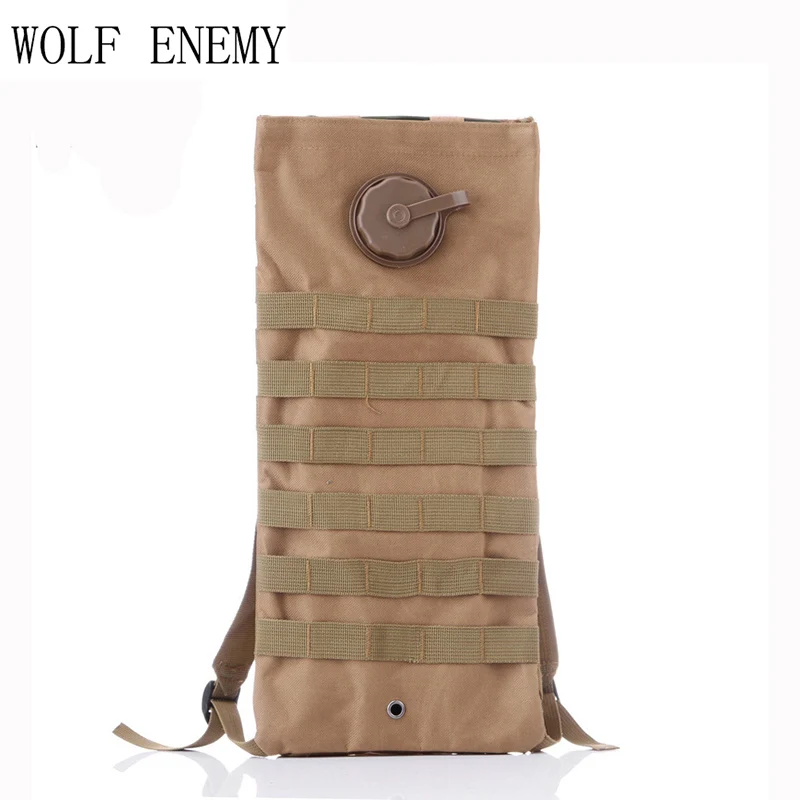 Molle 2.5L гидратации воды сумка рюкзак тканевый резервуар для воды Открытый Спортивная охотничья Охота страйкбол тактический велосипед открытый мешок