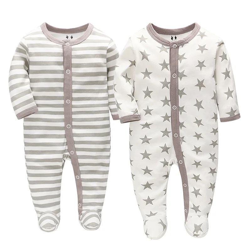

Baby clothes Romper Full Sleeves 100% Cotton Baby Pajamas Cartoon Printed Newborn Baby Girls Boys Clothes Infantil Pajamas