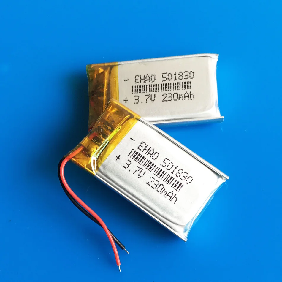 3 7 V 230mAh 501830 501730 литий полимерный ионный аккумулятор для MP3 MP4 GPS bluetooth Смарт часы